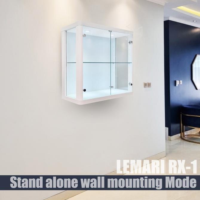 Terlaris Display Cabinet Lemari Pajangan Etalase Rak Kaca Pajang Koleksi Hias Statue Action Figure I