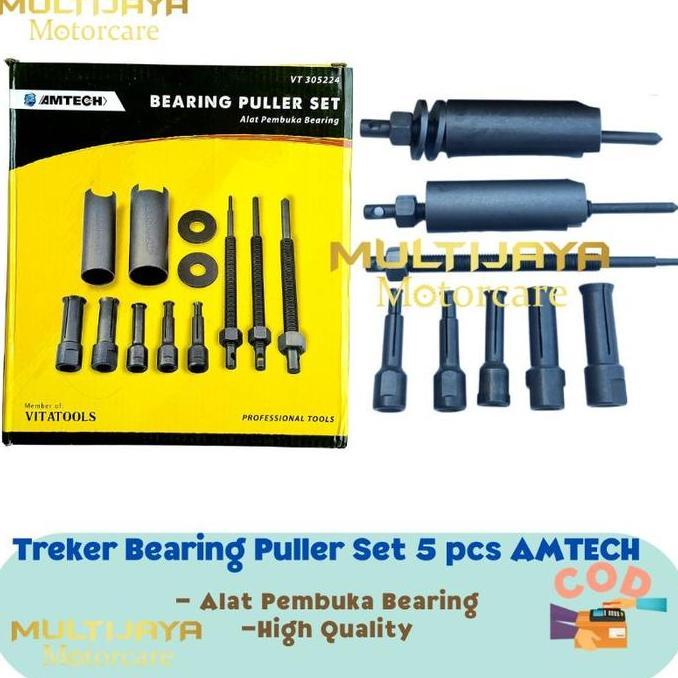 YOUWESTLA Treker Bearing Puller Set 5 pcs - Treker Bearing Tanam - Treker Lepas Bearing Dalam - BEAR