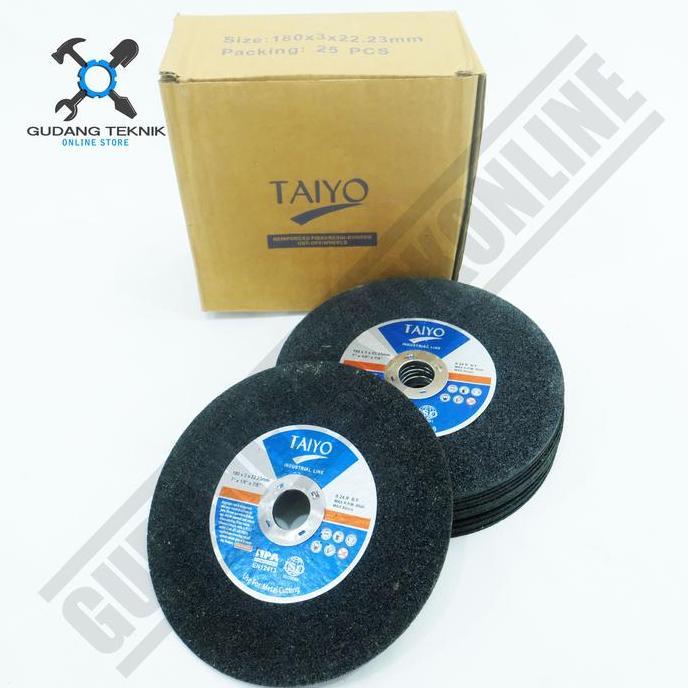 PIXKO Batu Gerinda Potong 7" TAIYO / Mata Gerinda TAIYO 7 Inch - Batu Gurinda Potong TAIYO