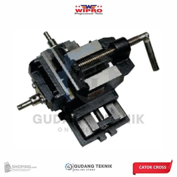 GUNMED Catok Cross 6" WIPRO ECV-6/Ragum Tanggem Catok Silang 6inch WIPRO ECV6