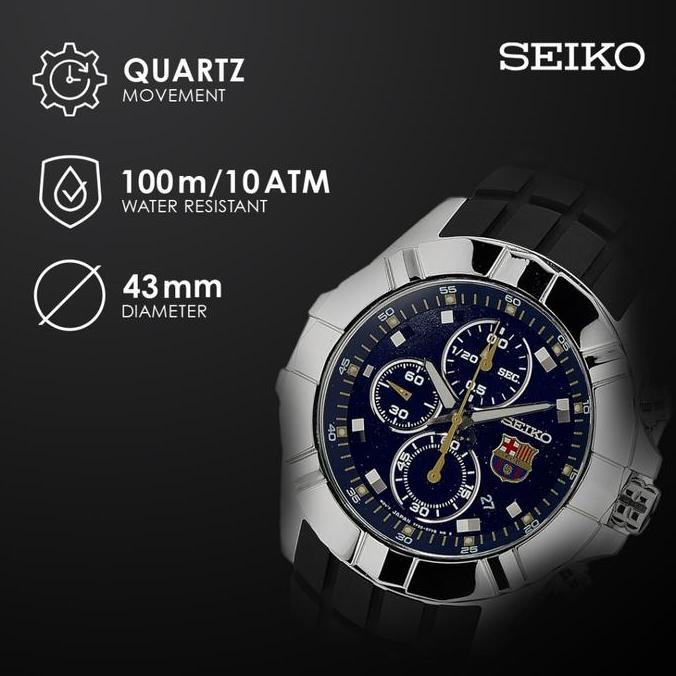 Terlaris Jam Tangan Pria Seiko Chronograph Sndd81 Barcelona Edition Original