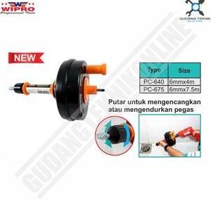 GUNMED Pembersih Pipa Tersumbat WIPRO PC675 / Pipe Drain Cleaner 7.5m WIPRO PC-675