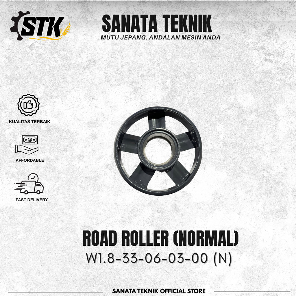 ROAD ROLLER 53 mm (NORMAL WELDED) / ROLLER BESAR NDR-85 / W1.8-33-06-03-00 (N)