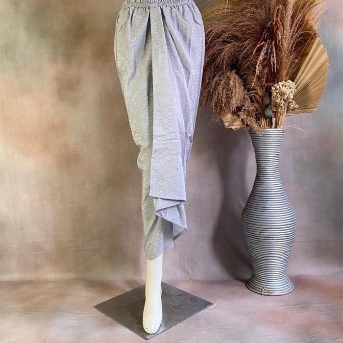 Rok Bawahan Kebaya Lilit Rumbay Dobby  / Rok Instan Dobby Polos Hitam Pilihan Warna Lain LA