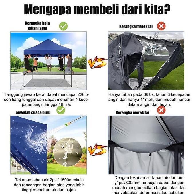 Tenda Lipat Tenda Tenda Bazar Outdoor Tenda Gazebo Tenda Pameran Dagang Camping Pameran Dagang Berba