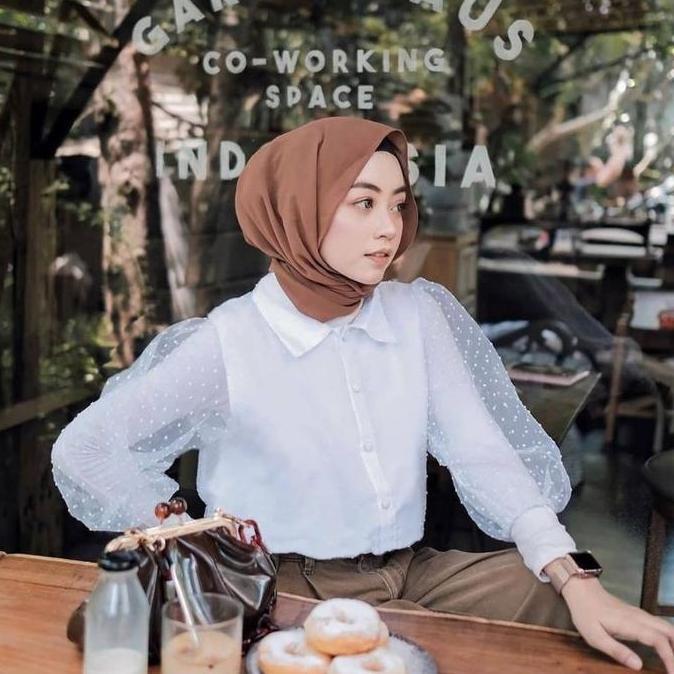 Blouse arini wn BLOUSE RUBIAH ORGANZA BLOUSE MUSLIMAH KEKINIAN / Atasan wanita terlaris matt woofcre