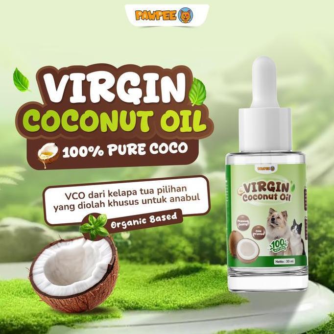TERLARIS VIRGIN COCONUT OIL OBAT JAMUR SCABIES LUKA SAKIT ANABUL KUCING ANJING PALING AMPUH VCO UNTU