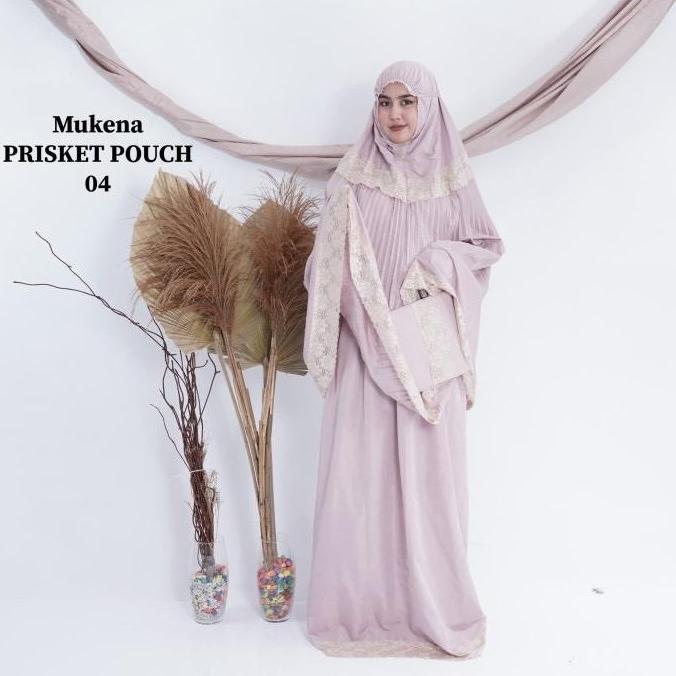 Mukena Cantik Prisket Rajut Whd Katun Mikro