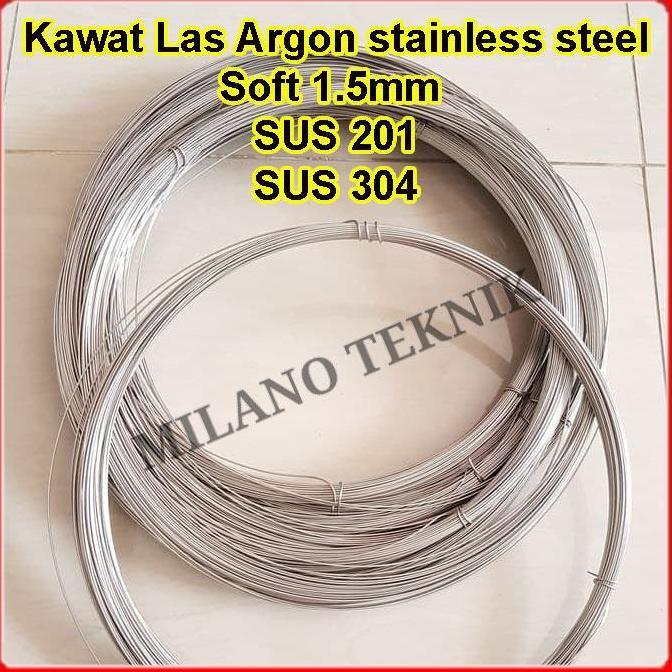 Saldatura- Kawat Las Stainless Steel 1.5 Mm Soft Kawat Argon Las Stainless