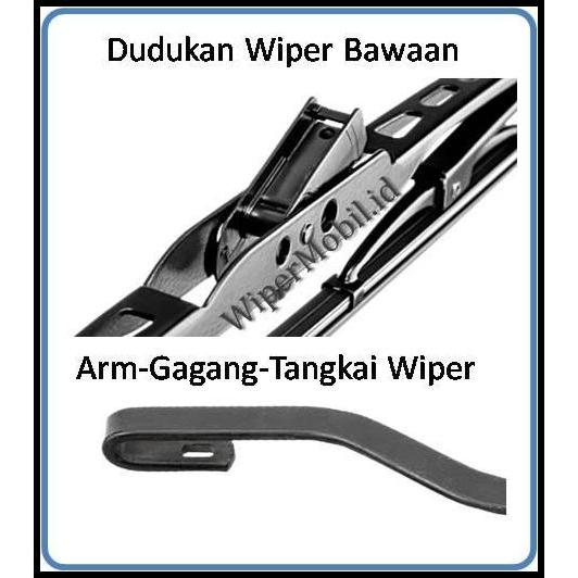 BEST DEAL WIPER FRAME BESI TOYOTA YARIS 2005 2006 2007 2008 2009 2010 2011 2012 