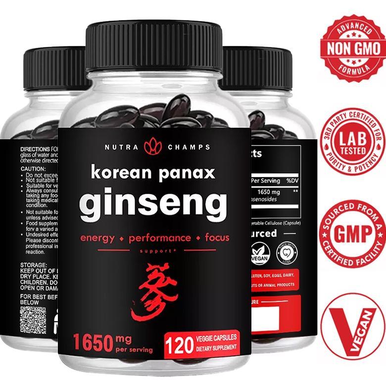 GINSENG VITAMINA UNTUK MENAMBAH STAMINA TUBUH 30/60/120 Kapsul