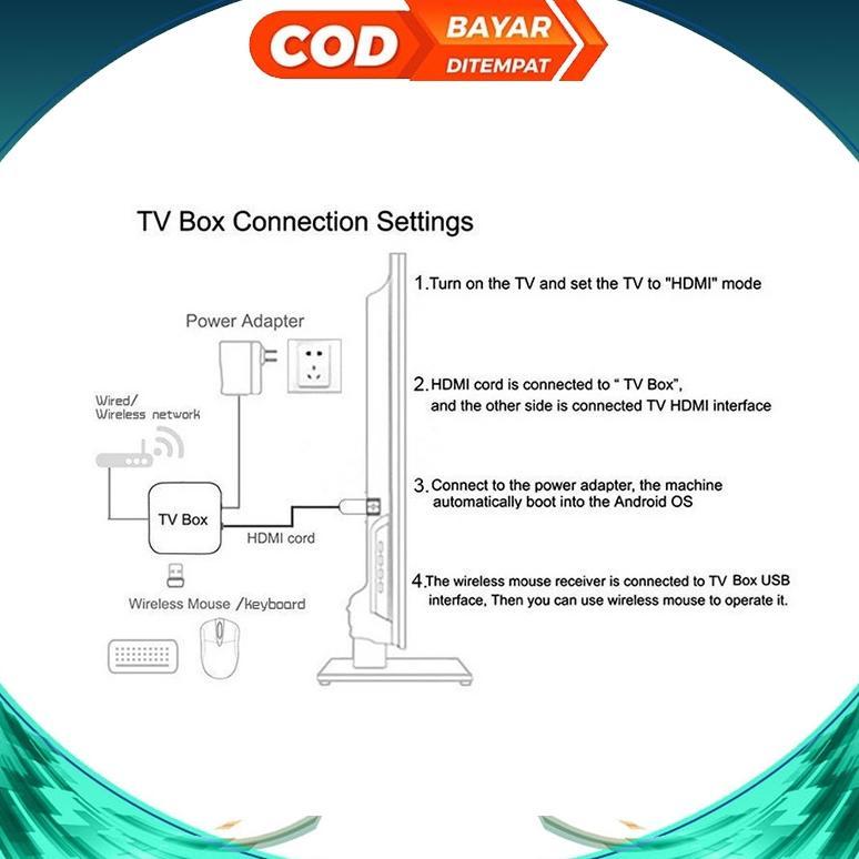 Yuk Beli Mxq Pro 4K Ultra Hd Android Box Smart Tv 2Gb Ram 16Gb Rom Wifi Streaming Media Player Live 
