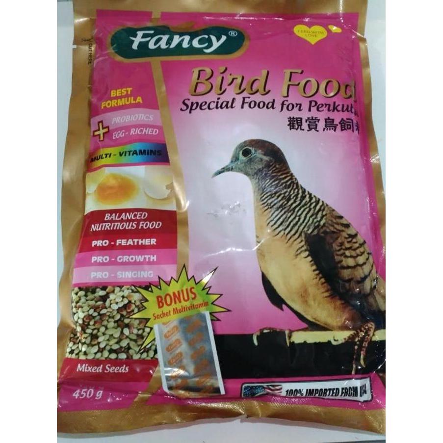 Fugl- Fancy Perkutut Kutut Makanan Burung Perkutut