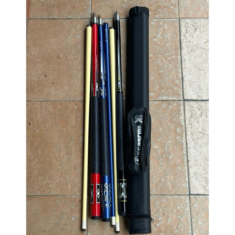 terbaru stik billiard scorpion x2 / stik billiar scorpion x2 semi carbon