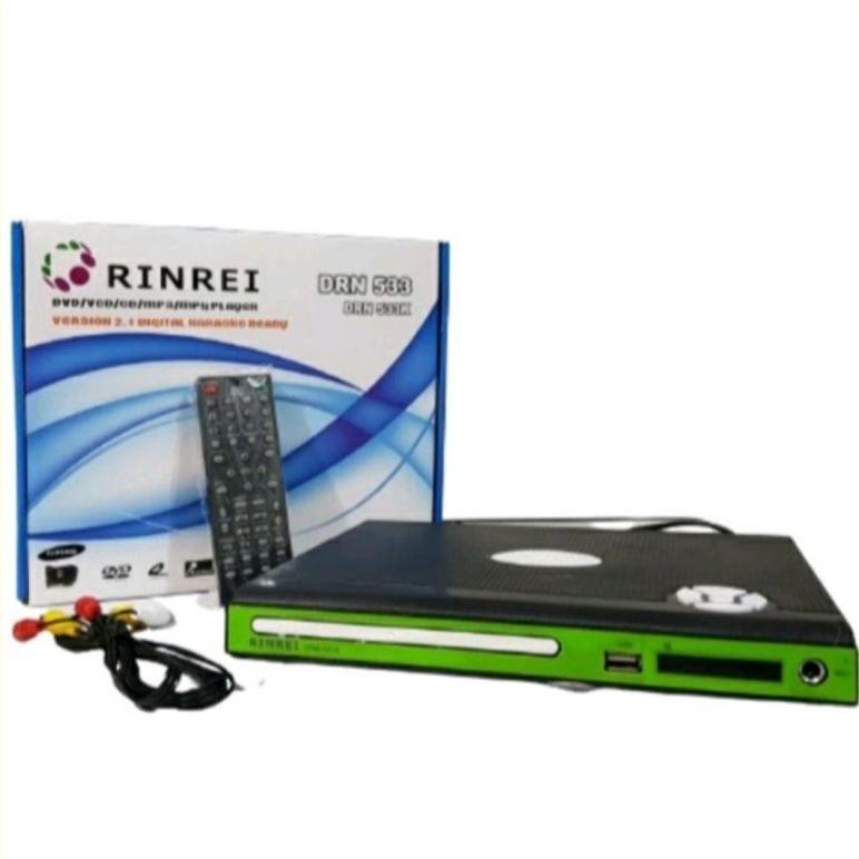 Dvd / Vcd / Cd Karaoke Rinrei Drn533K Mini Player Usb
