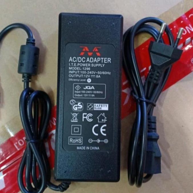 Sikkerhet- Adaptor Ac 12V 5A Cctv Dvr Sprayer Air Pompa Angin Dc 12 Volt 5 Ampere