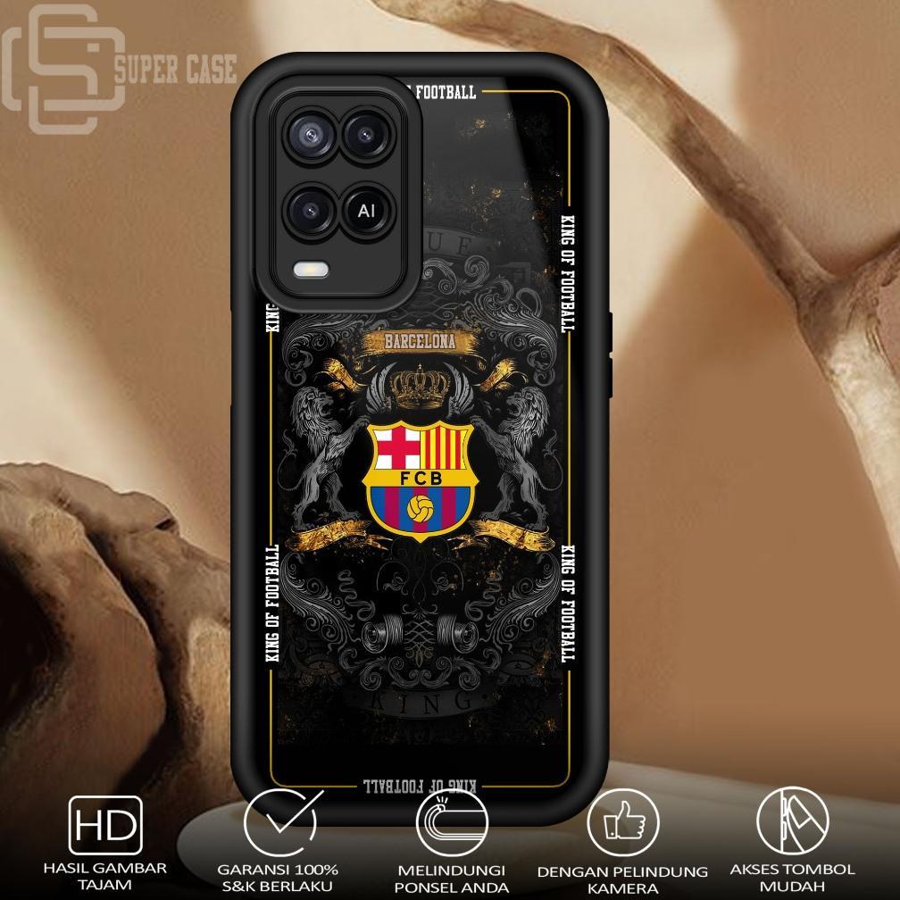 BESTPROMO CASE HP OPPO A54 SUPERCASE MOTIF BOLA SOFTCASE HARDCASE GLOSSY KACA CASING FOR ALL TYPE