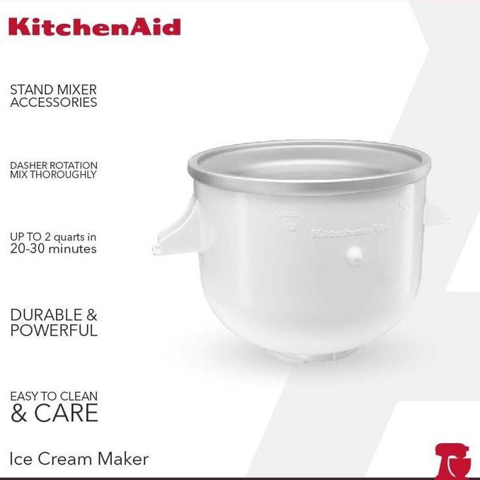 KitchenAid Ice Cream Maker - Putih - KICAOWH PM