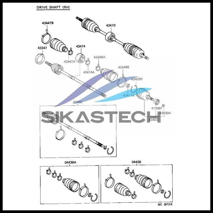 GRATIS ONGKIR 43470-19075 KEPALA AS RODA KOHEL KOKEL LUAR / OUTER CV JOINT GIGI F21  21T TOYOTA 1E S