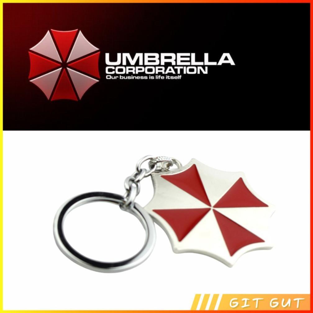 Keychain Gantungan Kunci RE Resident Evil Umbrella Corporation Logo