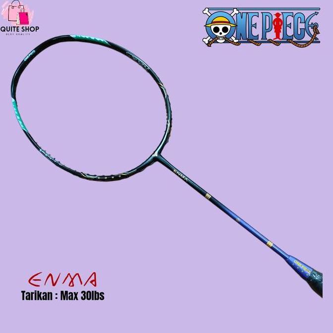 IRMAZUKI81 - RAKET VICTOR X ONE PIECE ZORO BADMINTON CARBON GRAFHITE MAS 31 LBS BG66 ULTIMAX 4U DENG