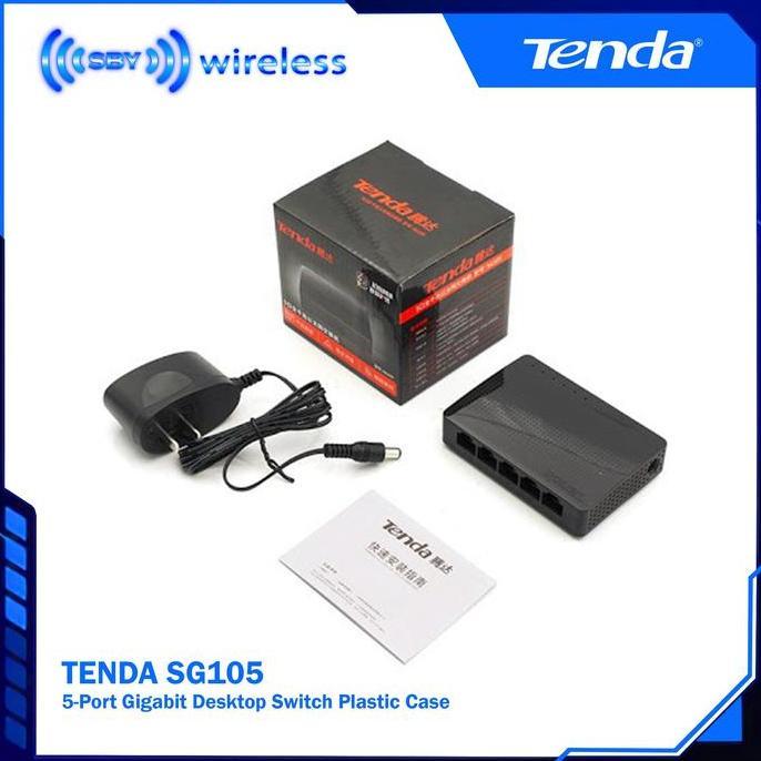 TENDA SG105 5-Port Gigabit Desktop Switch