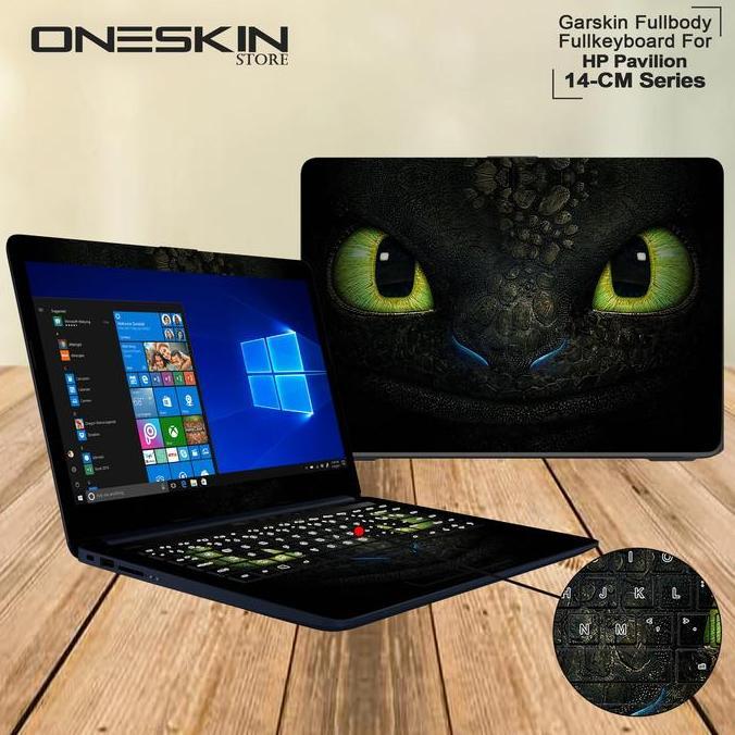 BEBAS ONGKIR - Garskin Laptop Cover Hp 14-CM0076AU 14-CM0077AU 14-CM0078AU Fullbody