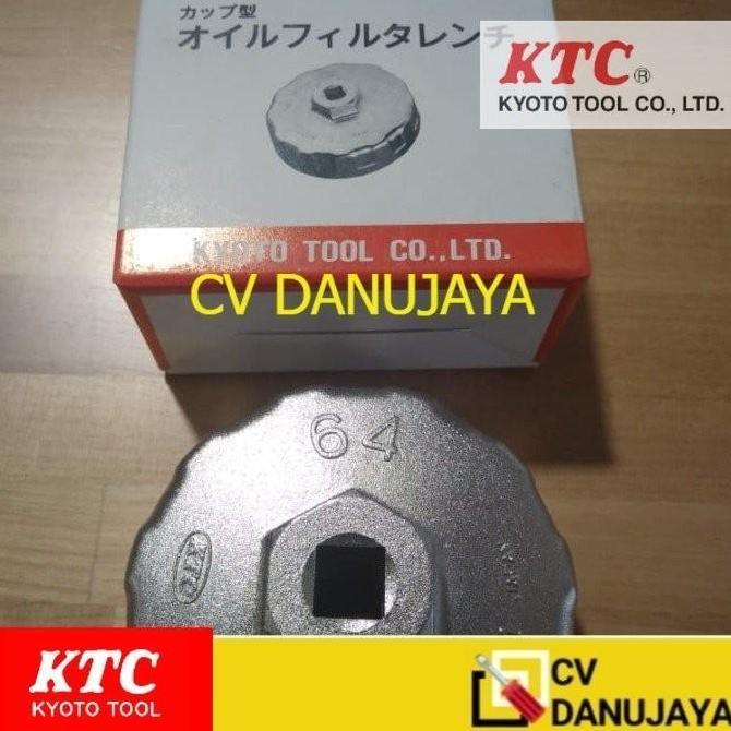 BEBAS ONGKIR - KTC Kunci Oil Filter Cup KTC Cup Type Oil Filter Cartridge Wrench AVSA