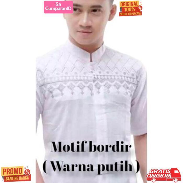 Terlaris Baju Koko Putih Lengan Panjang Remaja/Dewasa