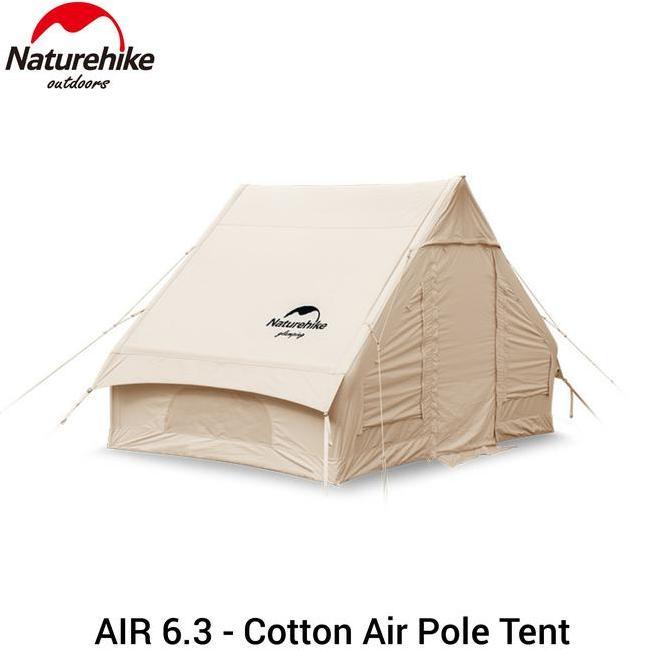 Terlaris Tenda Naturehike Air 6.3 Nh20Zp009 Cotton Series Air Pole Tent