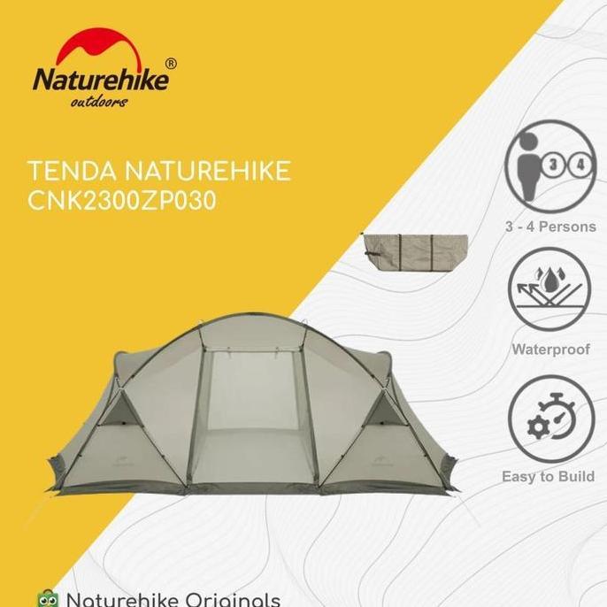 Terlaris Tenda Camping Outdoor Naturehike Cnk2300Zp030