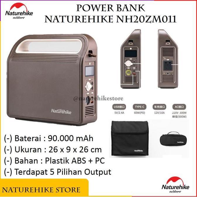 Terlaris Power Bank 90000 Mah Powerbank Multifungsi Naturehike Nh20Zm011