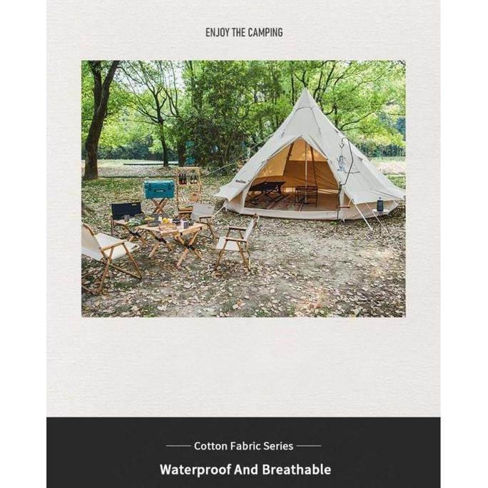 Terlaris Tenda Cotton Series Naturehike Nh20Zp005 Safari Glamping Camping