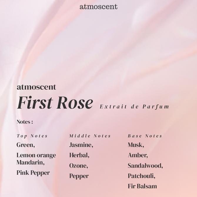 [New Launch] Atmoscent Extrait De Parfum Elixire / Extrait De Parfum First Rose / Extrait De Parfum 