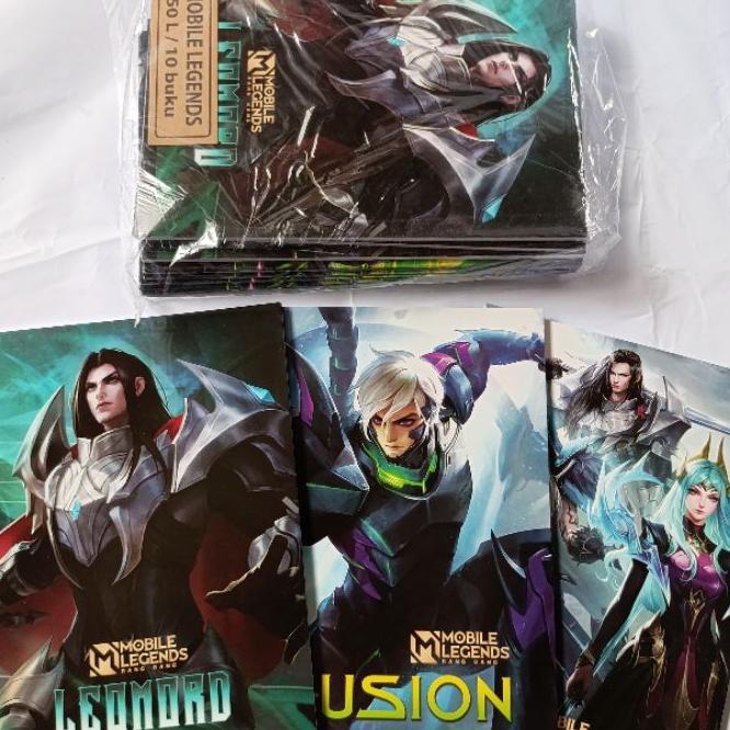 Buku Tulis Mobile Legend Panjang Boxy Bukan Bmb Bigboss
