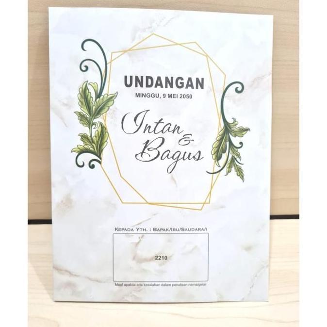 Undangan Blangko kosong ERBA 2210 isi 100 Lembar