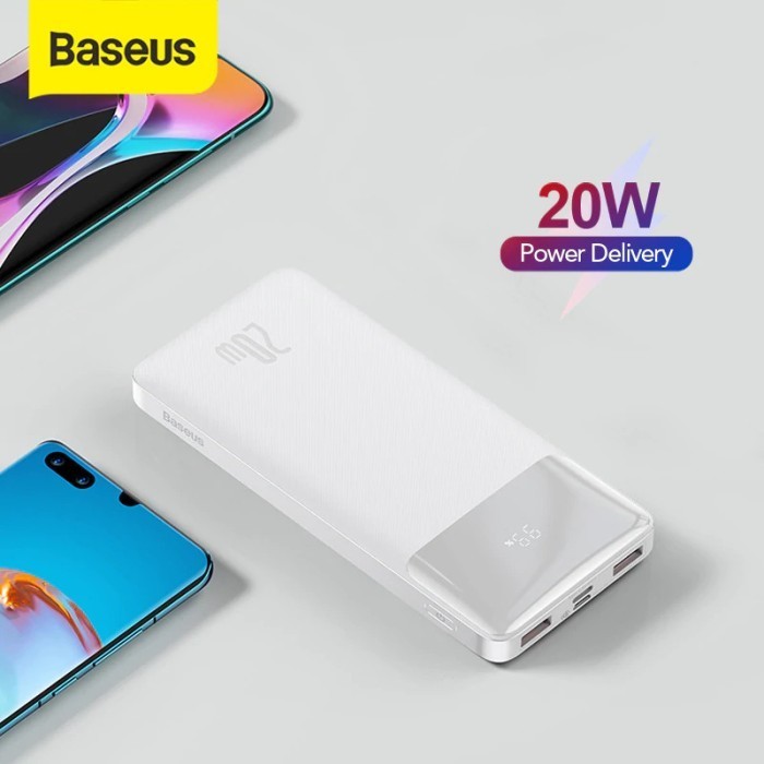 Baseus Power Bank Bipow Digital Display Powerbank 10000Mah 20000Mah 20W