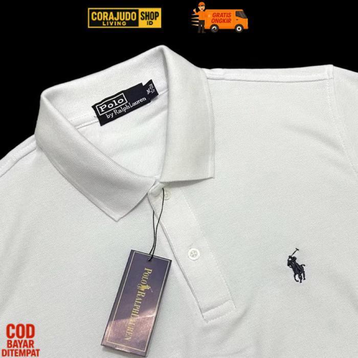 Murah Koas Polos Pria / Baju Kaos Kerah Pria Branded /Koas Krah Polo Shirt Pria Premium Hq