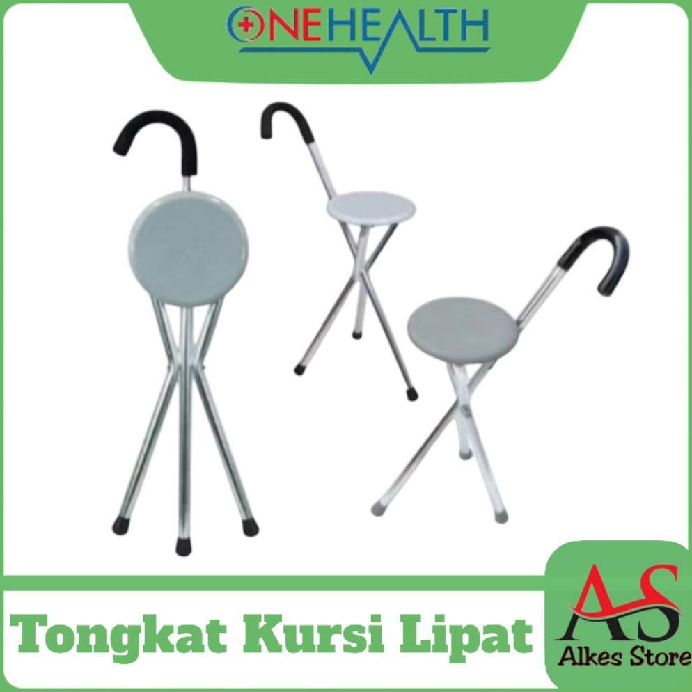 Tongkat Kursi Lipat Lansia  Tongkat Kursi Jalan Orang Tua