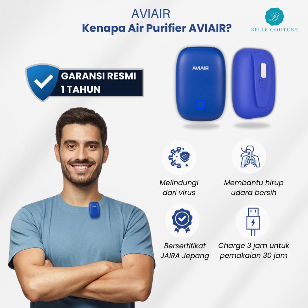 Promo Aviair Travopur Clip Eq 15 Juta Ion Air Purifier Portable Clip On Kalung