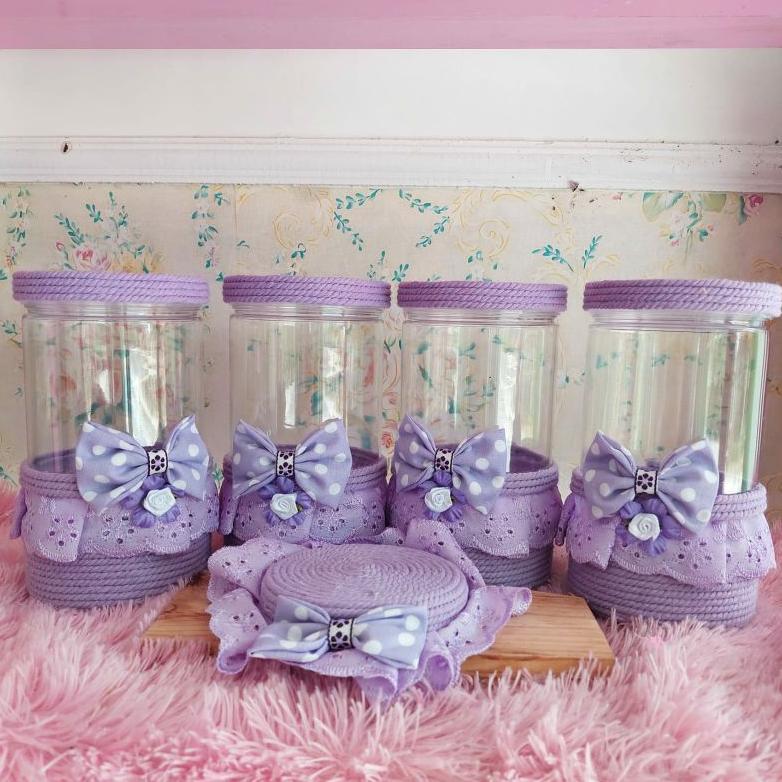 Premium (Kode 4) Toples Snack / Toples Shabby / Toples Hias /Toples Lucu/ Toples Lebaran