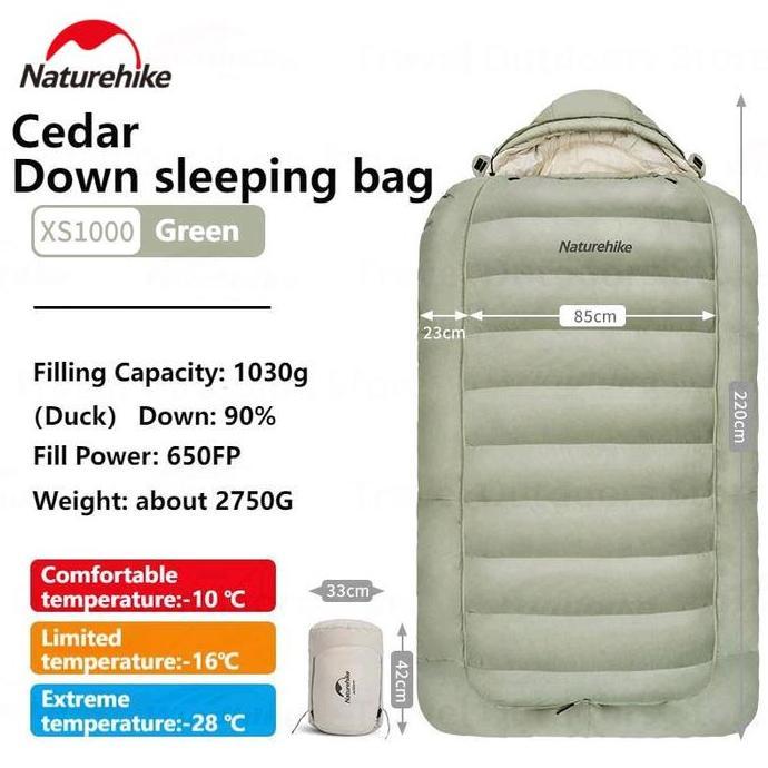 Terlaris Sleeping Bag / Hangat / Camping / Sb Jumbo Naturehike Cnh22Sd008