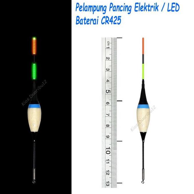 PELAMPUNG PANCING ELEKTRIK LED MENYALA 13 CM