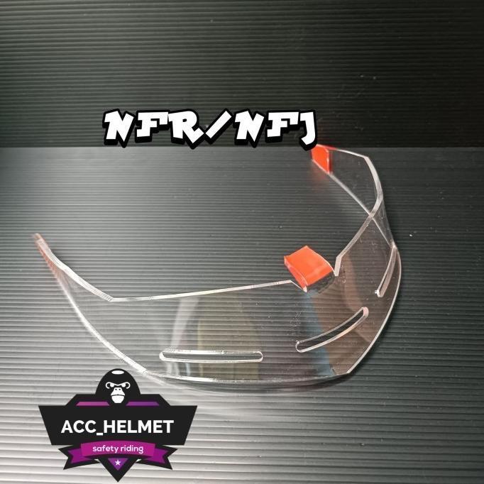 BIG PROMO Spoiler Helm KYT NFR / Spoiler KYT NFJ | AKRILIK