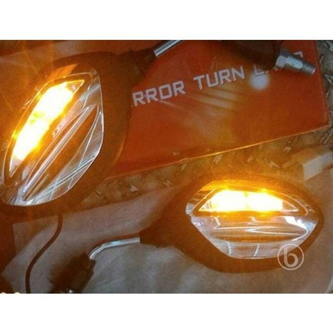 NEW Spion Led Lampu Sein Honda Beat Vario 125 Vario 150 160 Genio Scoopy Original AHM Kaca Sepion Se