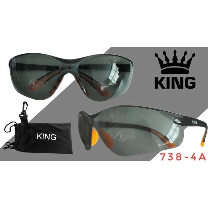 KACAMATA LAS SAFETY GOGGLES 738-4A KING+ SARUNG