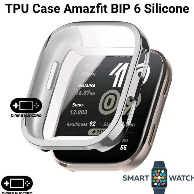 TERLARIS TPU CASE AMAZFIT BIP 6 SILICONE SILICON SOFT BUMPER CASING SHELL AMAZFIT BIP 6