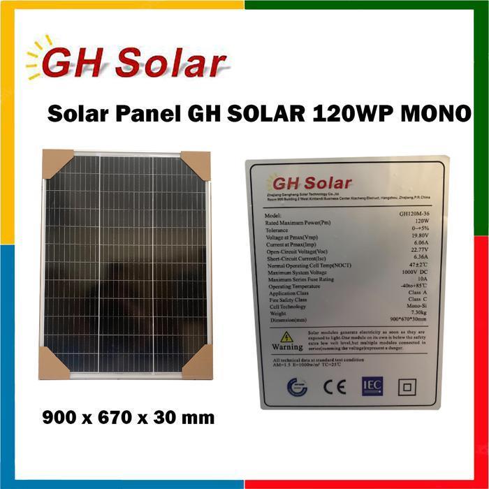 Solar panel surya Mono 120wp Maysun