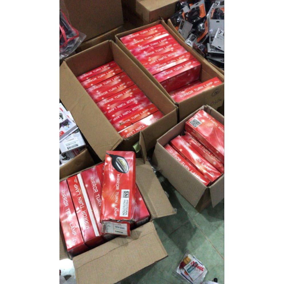 TERBARU Spion LED Vario dan Beat Original Honda Spion Motor dengan Lampu Sein LED Original Stylish