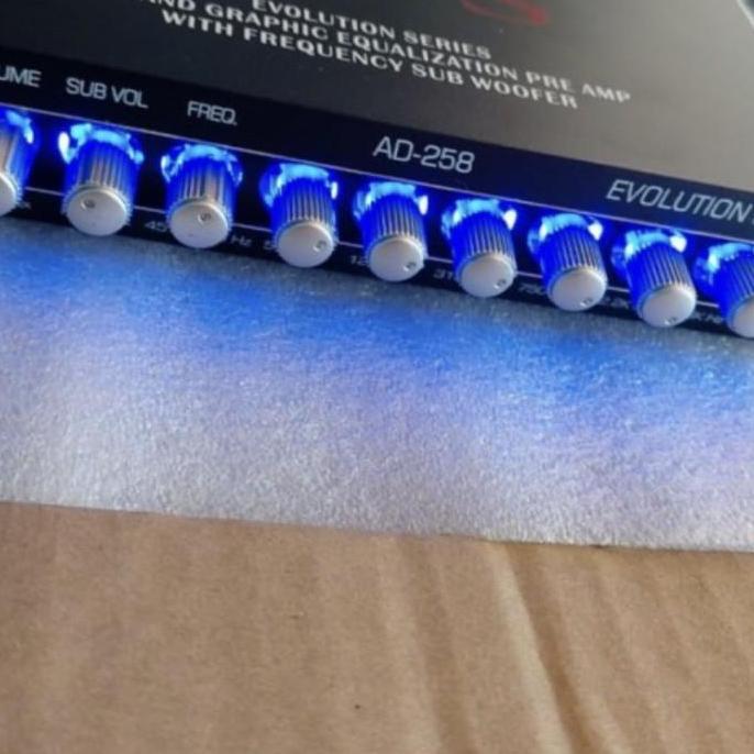Pre amp parametrik equalizer ads ad 258